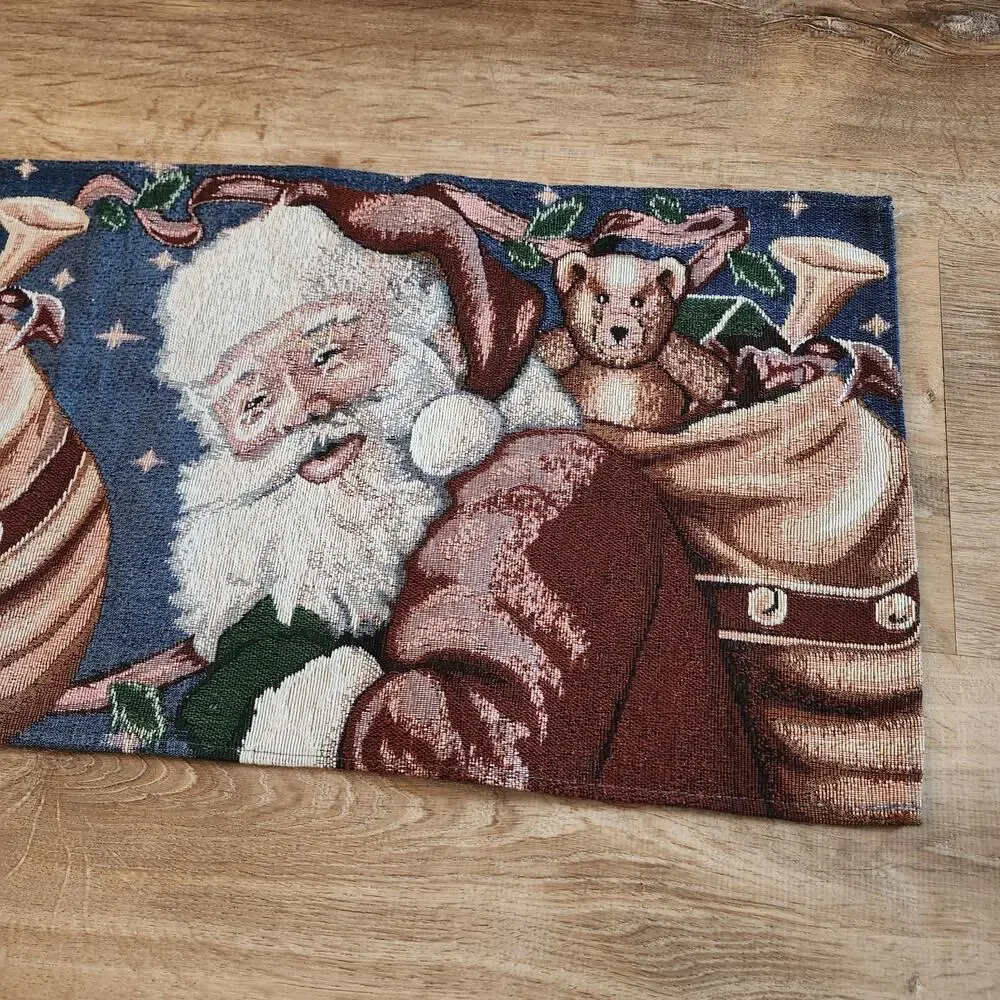 SANTA Tapestry Christmas Table Runner 67
